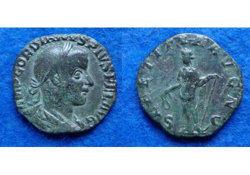 Gordianus III - Laetitia SESTERTIUS (AU1924) Gordianus III - Laetitia SESTERTIUS (AU1924)