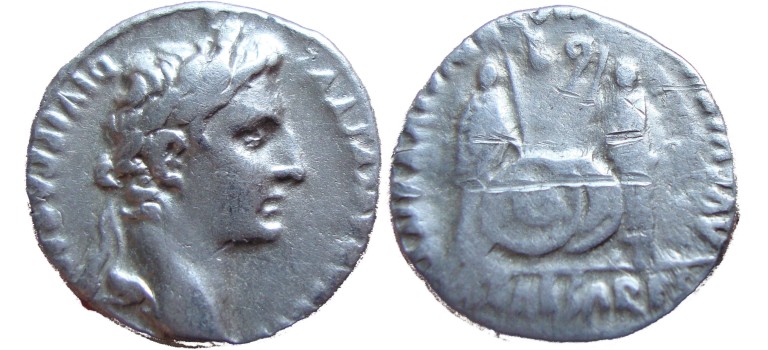 Augustus -denarius Caius en Lucius (p537)