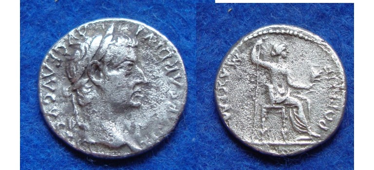 Tiberius - denarius tribute penny (N1711)