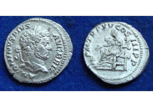 Caracalla -  SALUS denarius! (JUL1927)