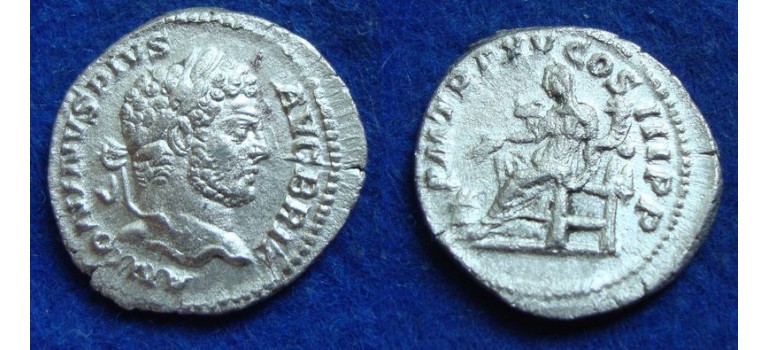Caracalla -  SALUS denarius! (JUL1927)