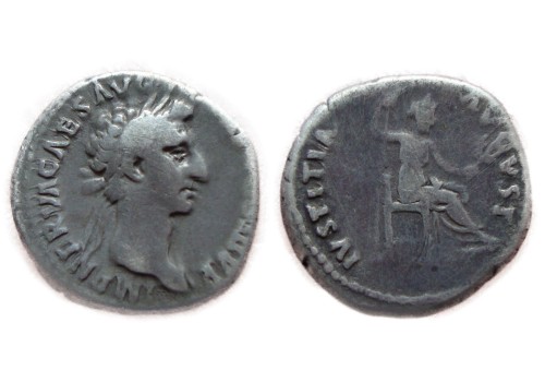 Nerva - denarius IVSTITIA  (AU1740)