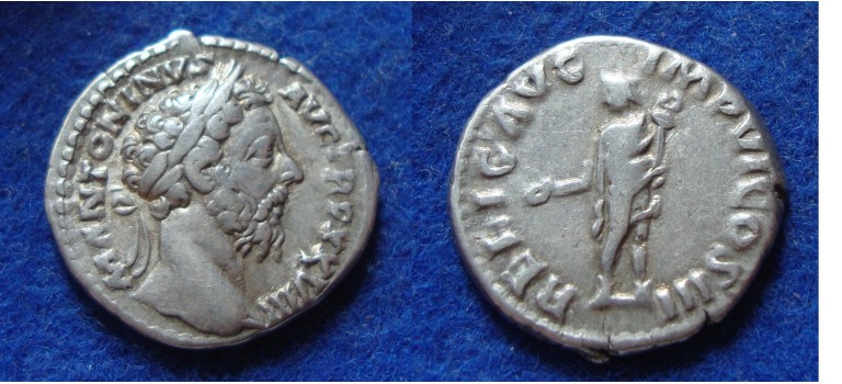 Marcus Aurelius - Mercury rare depiction on roman coins! (JUL1717)