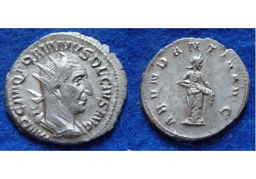Trajan Decius - ABUNDANTIA bijna prachtig!  (AU1717)