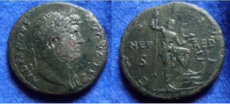 Hadrian SESTERTIUS - NEPTUNE (AU1714)