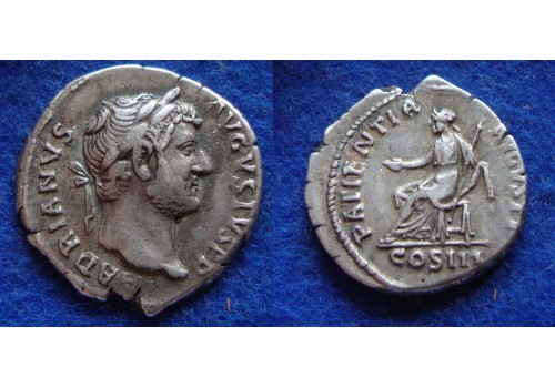 Hadrianus  -  PATIENTIA  grootste zeldzaam! (AU1709)