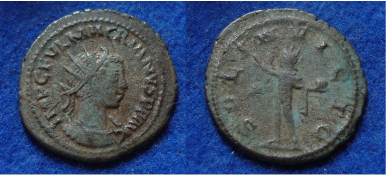 Macrianus - rare emperor SOL INVICTO (JUL1716)