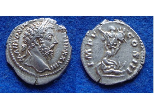 Marcus Aurelius - overwinning op de Germanen PRACHTIG! (AU1703)