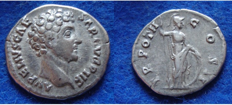 Marcus Aurelius - Minerva, young portrait (AU1715)