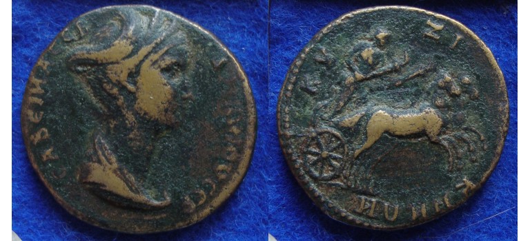 Sabina  - Demeter met tweespan, zeer zeldzaam slechts 2 bekend! (AP1707)