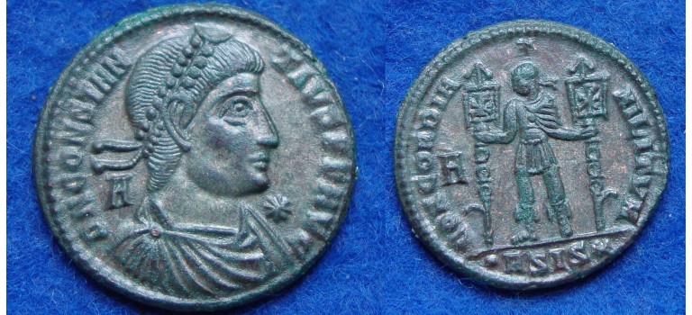 Constantius II - concordia militvm PRACHTIG en schaars (MA1705)