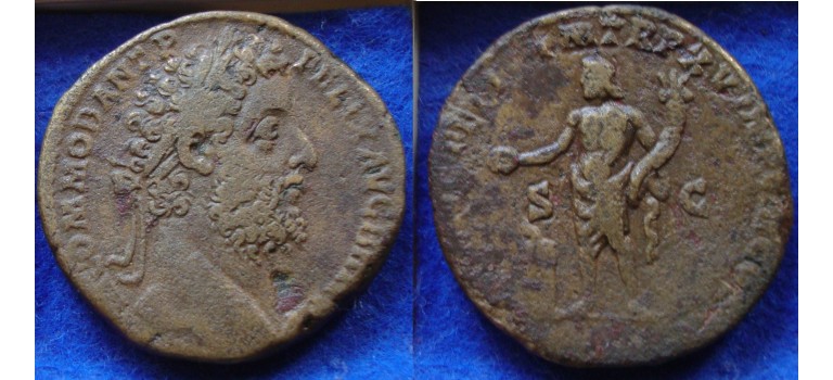 Commodus - sestertius GENIUS scarce (Ap1744)