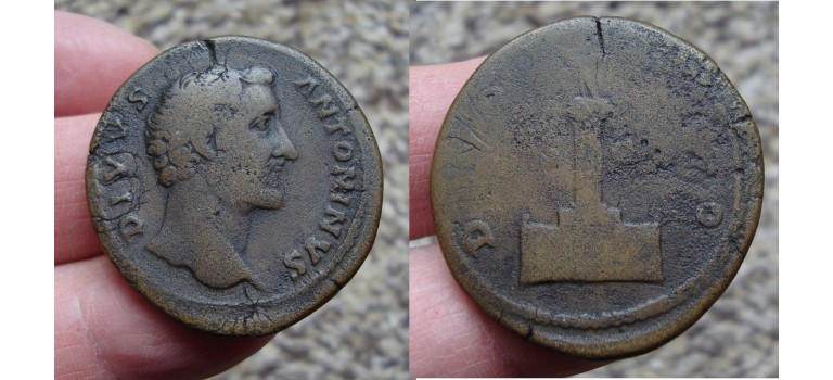 Antoninus Pius- SESTERTIUS  DIVO PIO historisch!   (MA1709)
