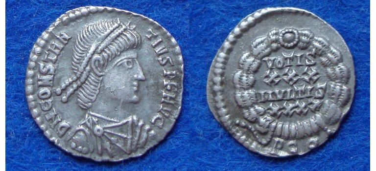 Constantius II - Siliqua (zilver) prachtige munt ARLES! (MA1701)