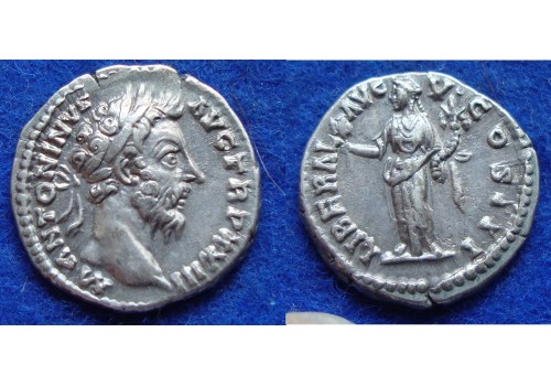 Marcus Aurelius - LIBERALITAS prachtige munt!  (MA1718)