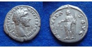 Antoninus Pius - AEQVITAS AVG denarius (ME1705)