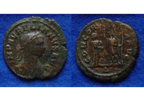 Aurelianus-  AS schaars 26 mm, 7,36 gr! (F1721)