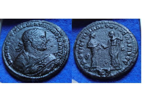 Diocletianus - Grootfollis (28 mm, 10,18 gr) ABDICATIE-FOLLIS HISTORISCH (MA1711)