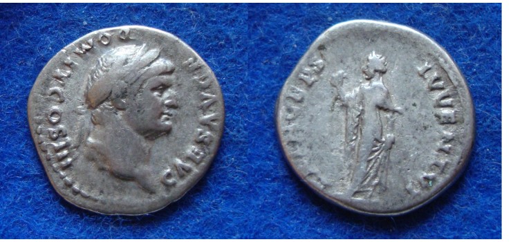 Domitianus - SPES interesting portrait! (ME1702)