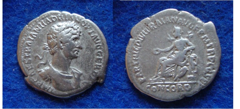 Hadrian  - Concordia heroic bust first year issue! (ME1703)
