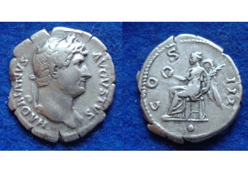 Hadrianus  - VICTORIA globus in afsnede (ME1712)