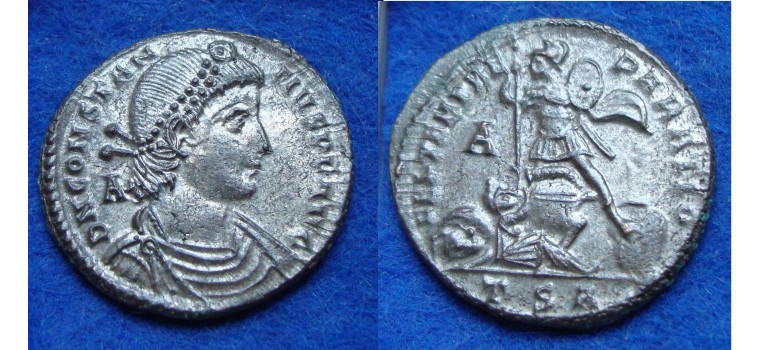 Constantius II - fallen horseman, Thessalonica MINT STATE!  (MA1710)