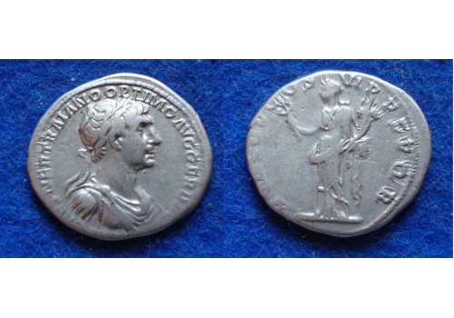 Trajanus - FELICITAS interessante buste! (ME1704)