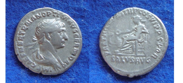 Trajan - SALVS AVG denarius (ME1707)