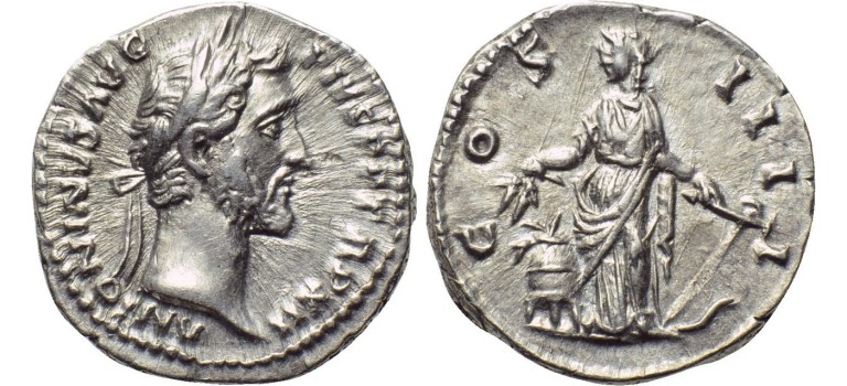 Antoninus Pius - Annona EXTREMELY FINE  (D1621)