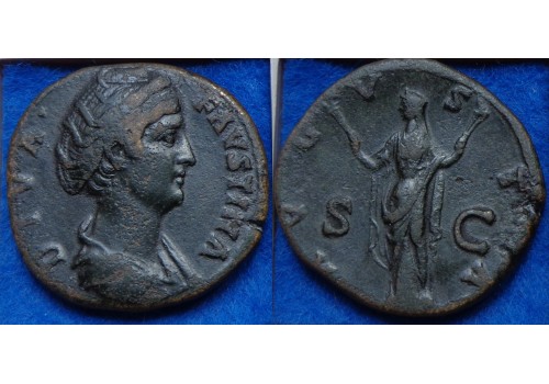 Faustina I - CERES sestertius (JA1710)