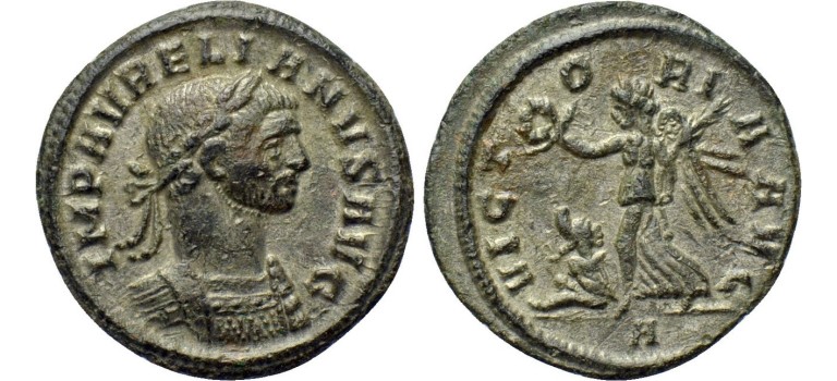 Aurelianus-  Silvered Denarius scarce (D1626)