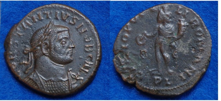 Constantius Chlorus - Genius Lyon mooie Buste (JA1716)