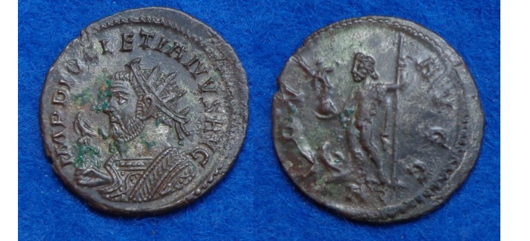 Diocletianus - Antoninianus JUPITER schaarse buste! (JA1717)