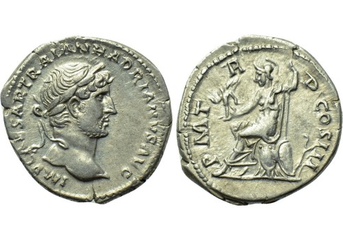 Hadrianus - Roma COS III prachtig (D1627) Hadrianus - Roma COS III prachtig (D1627)