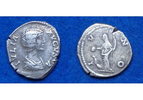 Julia Domna - Juno denarius (D1621)
