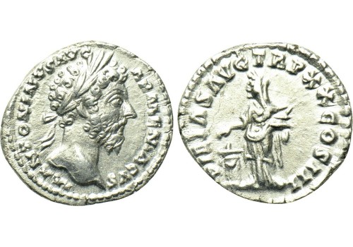 Marcus Aurelius- denarius PIETAS prachtig! (D1625) Marcus Aurelius- denarius PIETAS prachtig! (D1625)