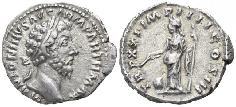 Marcus Aurelius- denarius PROVIDENTIA (D1629)