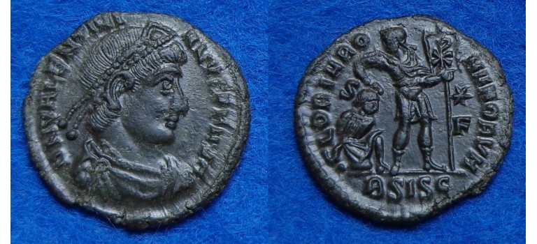Valentinian I - Emperor with prisonner beautifull reverse! (JA1741)