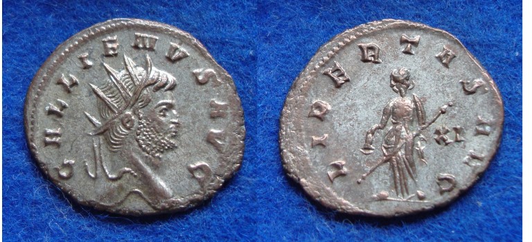 Gallienus - LIBERTAS 100% silvered BEAUTY! (JUN1720)