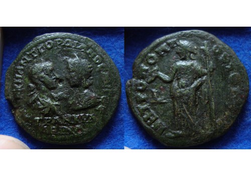 Gordianus III - met zijn vrouw Tranquillina (JUN1743)