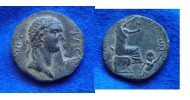 Domitianus - AE21 uit Flaviopolis keerzijde Tyche prachtige munt! (ME1747)
