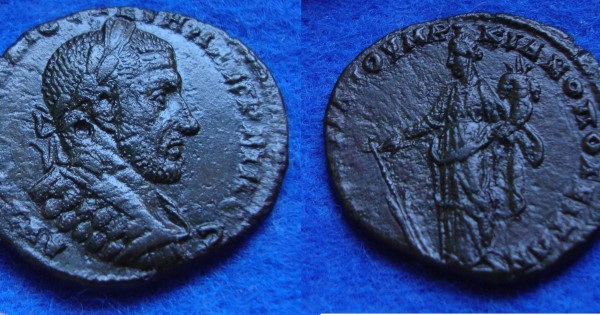 Macrinus - Very rare coin of Marcinus from Marcianopolis (ME1722 ...