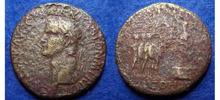 Caligula - SESTERTIUS Adlocutio RARE (JUN1713)