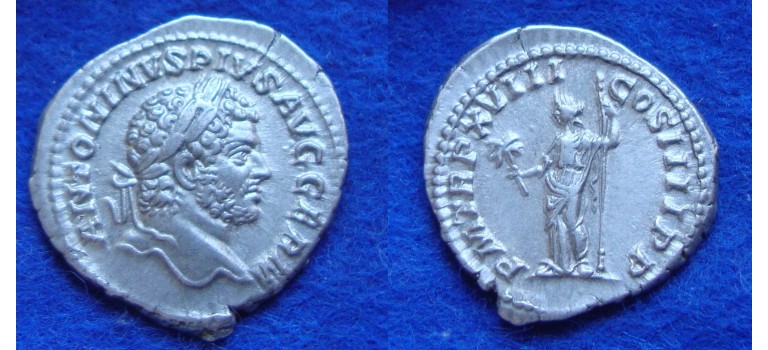Caracalla -  Denarius PAX! (ME1721)