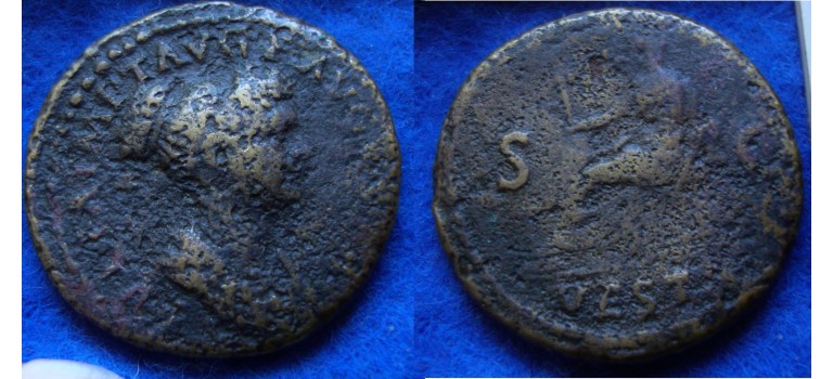 Julia Titi - DUPONDIUS rare Empress (ME1731)