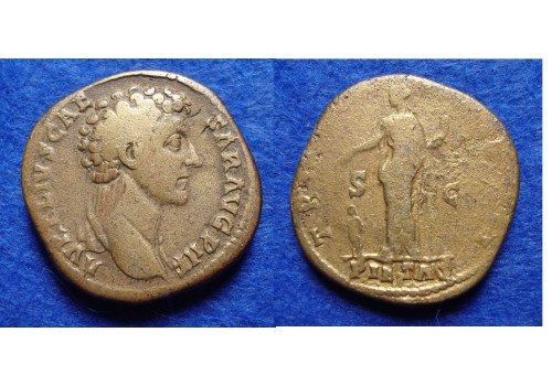 Marcus Aurelius - PIETAS SESTERTIUS! (JUN1710)