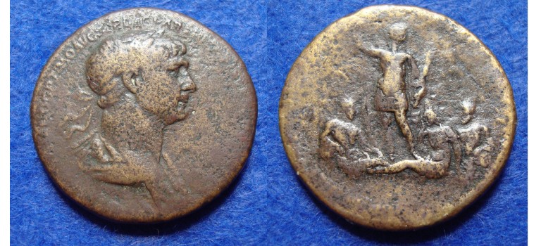 Trajanus- Sestertius MESOPOTAMIA interesting and rare! (JUN1712)