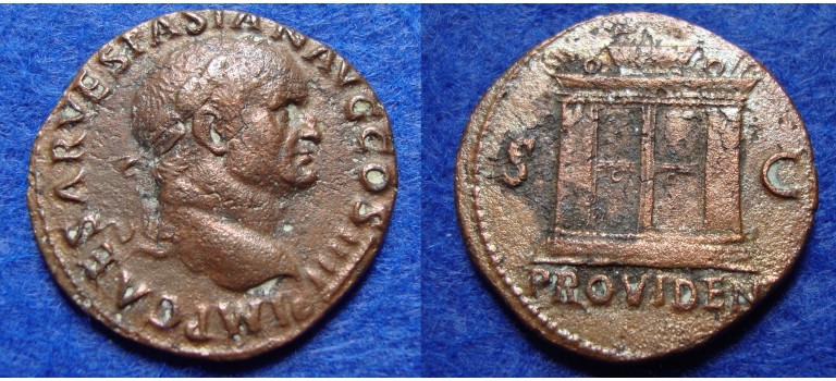 Vespasian - AS Provident RARE (JUN1711)