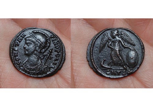 Constantinopolis - Victoria op schip  Thessalonica mooie details! (JU1605a)