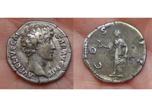 Marcus Aurelius- denarius SPES schaars! (ME1612)